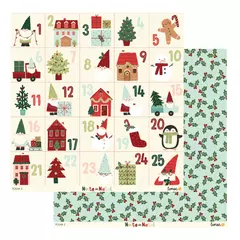 Pocket KIT 6 Folhas - Coleção Noite de Natal - Lemon Scrapbook - Criar - Papelaria e Scrapbook