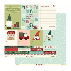 Imagem do Pocket KIT 6 Folhas - Coleção Noite de Natal - Lemon Scrapbook