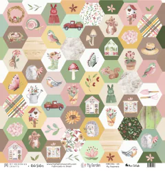 Folha para Scrapbook - My Memories - Coleção My Garden - MMCMG-03 - comprar online