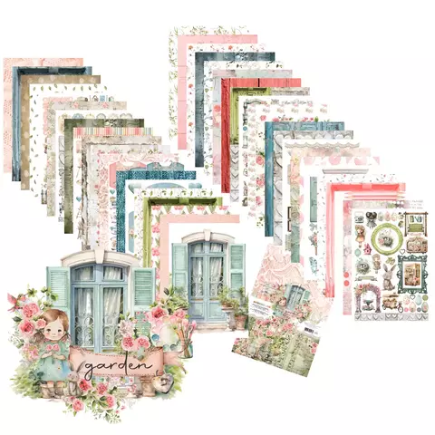 Bloco 21X30,5 - Coleção GARDEN - Carina Sartor - GAR000