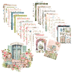 Bloco A5 - Coleção GARDEN - Carina Sartor - GAR001