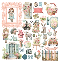 Bloco 30,5 x 30,5 - Coleção GARDEN - Carina Sartor - GAR00 - Criar - Papelaria e Scrapbook