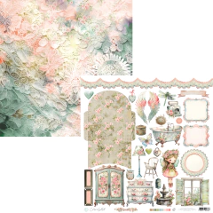 Papel de Scrapbook - Coleção GARDEN – Carina Sartor – GAR07