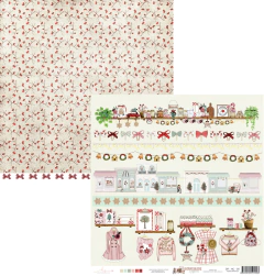 Folha para Scrapbook - Dany Peres Design - Coleção Homemade Christmas - Tesourinhos - DP-HC-05A