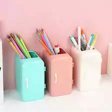 Organizador de mesa - Geladeira azul