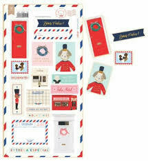 Chipboard Estampado Adesivado - Coleção Natal Encantado - Dany Peres