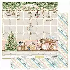 Folha para Scrapbook - Dany Peres Design - Coleção Uma noite de Natal - Receita de Família