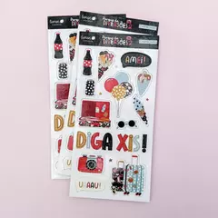 Chipboard - Coleção Parque de Diversões 2 - Lemon Scrapbook