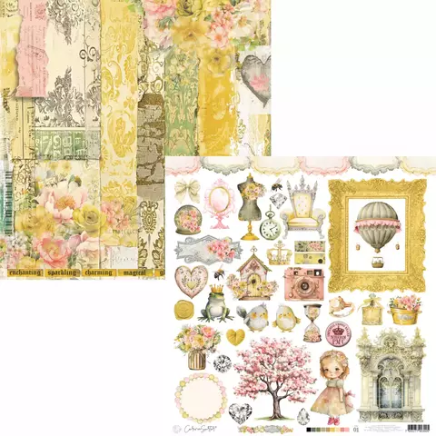Papel de Scrapbook - Coleção Kingdom - Carina Sartor – KIN01