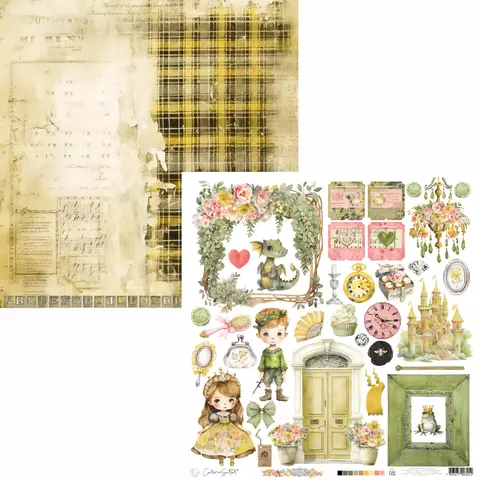 Papel de Scrapbook - Coleção Kingdom - Carina Sartor – KIN02