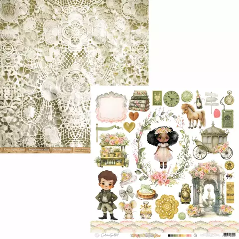 Papel de Scrapbook - Coleção Kingdom - Carina Sartor – KIN03