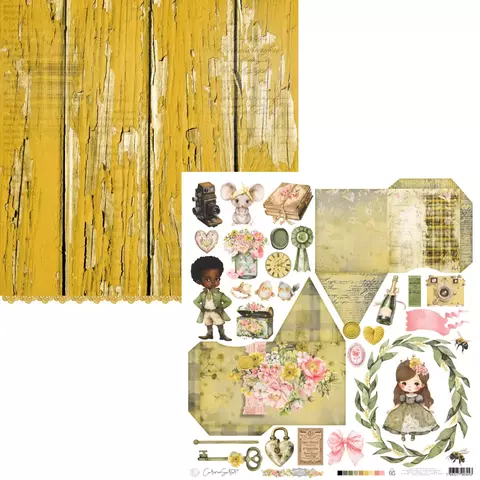 Papel de Scrapbook - Coleção Kingdom - Carina Sartor – KIN05