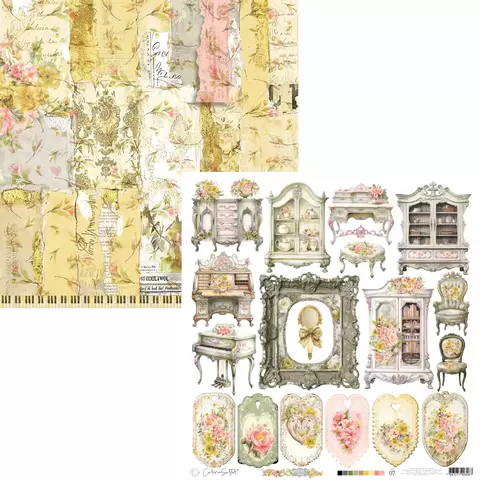 Papel de Scrapbook - Coleção Kingdom - Carina Sartor – KIN07