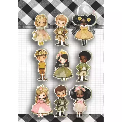 Acrílico Príncipes e Princessas - Coleção Kingdom- Carina Sartor - KIN36