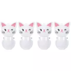 Kit 4 Pregadores Plásticos de Gatinho - InterPonte - comprar online