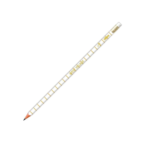 Lápis Preto com Borracha - West Village Branco - Tilibra - 276413