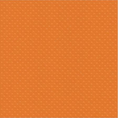 Folha Para Scrapbook Cardstock Bolinhas II - Toke e Cries - Laranja - 20068