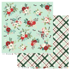 Pocket KIT 6 Folhas - Coleção Noite de Natal 2 - Lemon Scrapbook - Criar - Papelaria e Scrapbook