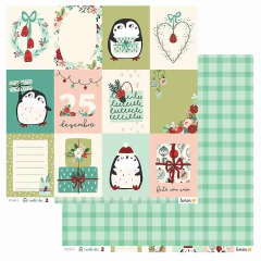 Imagem do Pocket KIT 6 Folhas - Coleção Noite de Natal 2 - Lemon Scrapbook