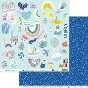 Folha para Scrapbook - It Lov - Coleção Mais Boas Vibrações - Água&Ar - MBV01