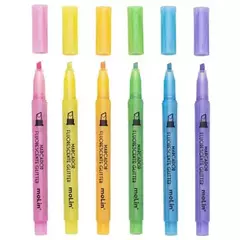 Marcador fluorescente glitter - molin - comprar online