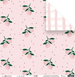 Folha para Scrapbook - Juju Scrapbook - Coleção Espalhando Amor - Meu Docinho