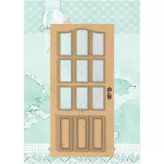 Mini álbum portinha - MDF e PET G - Coleção Waiting For 2 - Carina Sartor - comprar online