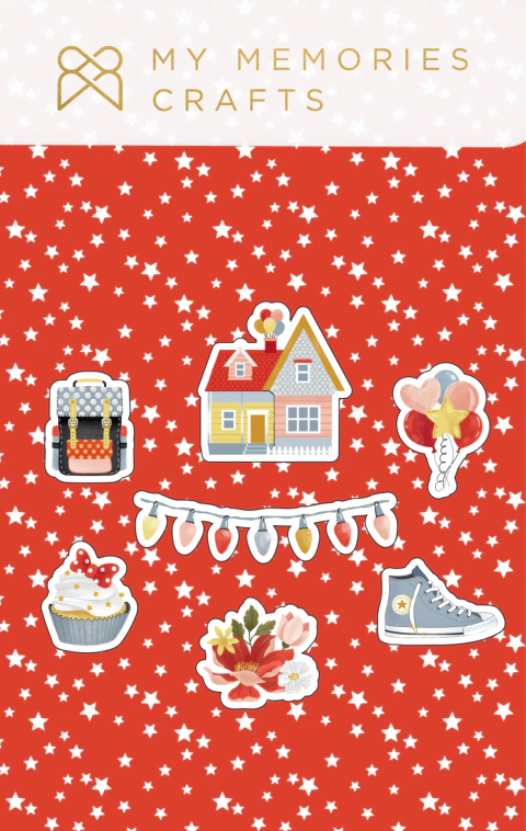 Coleção Minha Diversão - Elementos em Acrílico- My Memories Crafts - MMCDIV-15