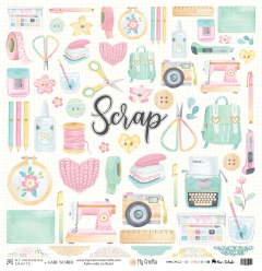 Folha para Scrapbook - My Memories Crafts - Coleção My Crafts - MMCMC2-01 - comprar online