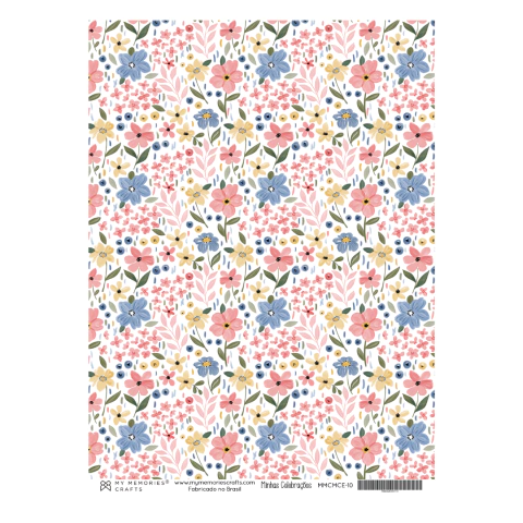 Coleção Minhas Celebrações - Papel Vegetal - My Memories - MMCMCE-10