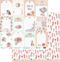 Folha para Scrapbook - My Memories Crafts - Coleção My Country Life - MMCMCL-04