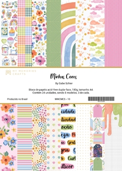 Coleção Minhas Cores - Bloco A4 - My Memories - MMCMCS-08