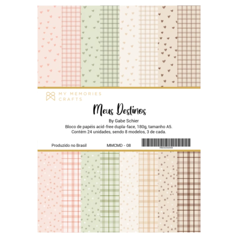 Coleção Meus Destinos - Bloco A5 - My Memories - MMCMD-08