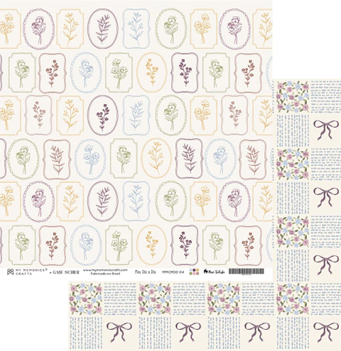 Coleção Meu Dia a Dia - Folha 04 - My Memories Crafts - MMCMDD-04 - comprar online