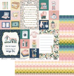 Folha para Scrapbook My Memories Crafts - Coleção My Home - MMCMHO-04