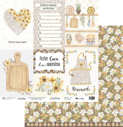 Folha para Scrapbook - My Memories Crafts - Coleção My Kitchen - MMCMK-05