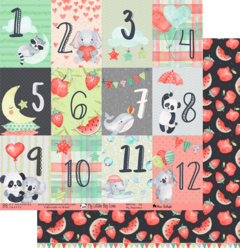 Folha para Scrapbook - My Memories - Coleção My Little Big Love - MMCML-06