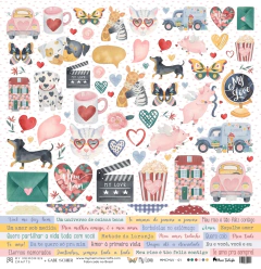 Folha para Scrapbook - My Memories Crafts - Coleção My Love - MMCMLV-01 - comprar online