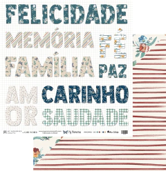 Folha para Scrapbook - My Memories Crafts - Coleção My Memories - MMCMM2-05