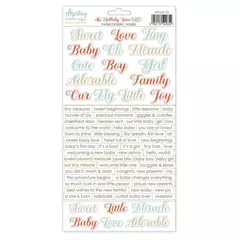 Paper Stickers - Palavras em Inglês - Lullaby Lane - Mintay Papers - MT-LUL-13