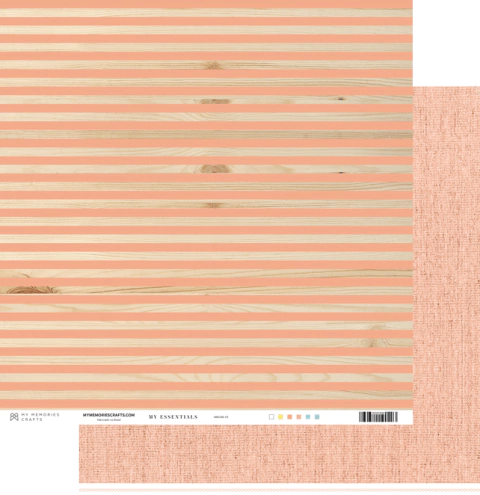Folha para Scrapbook - My Memories - Coleção My Essentials - MMCME-03