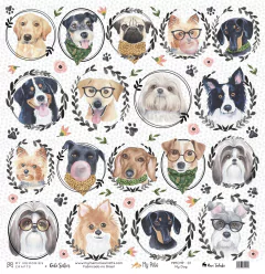 Folha para Scrapbook - My Memories - Coleção My Pet - MMCMP-01 - comprar online
