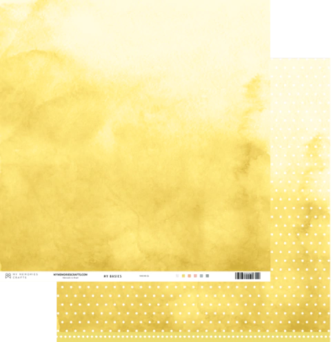 Folha para Scrapbook - My Memories - Coleção My Basics - MMCMB-02