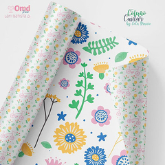 Folha para Scrapbook - Lari Batista - Coleção Cuidar - By Cela Branco - Nossa Primavera