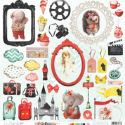 Folha para Scrapbook - Coleção Happy - Carina Sartor - HAP08 - comprar online