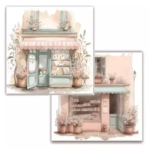 Folha para Scrapbook - Dany Peres Design - Coleção A Mais linda Jornada - Boutique de Sonhos