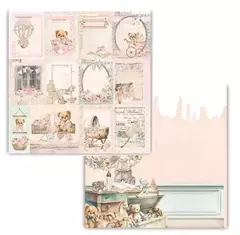 Folha para Scrapbook - Dany Peres Design - Coleção A Mais linda Jornada - À sua espera