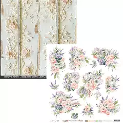 Papel de Scrapbook 240g 30,5x30,5cm - Coleção FELICITY - FEL006 - comprar online