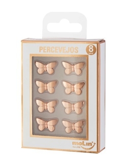 Percevejo - Borboleta Ouro Rose - Molin - 23141