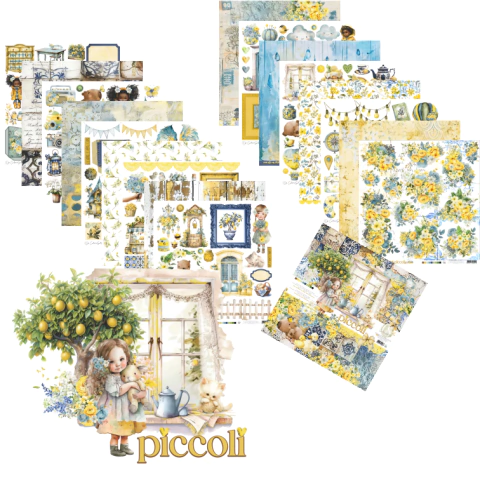 Bloco 30,5 x 30,5 Coleção Piccoli 18 fls 240G - Carina Sartor - PIC00